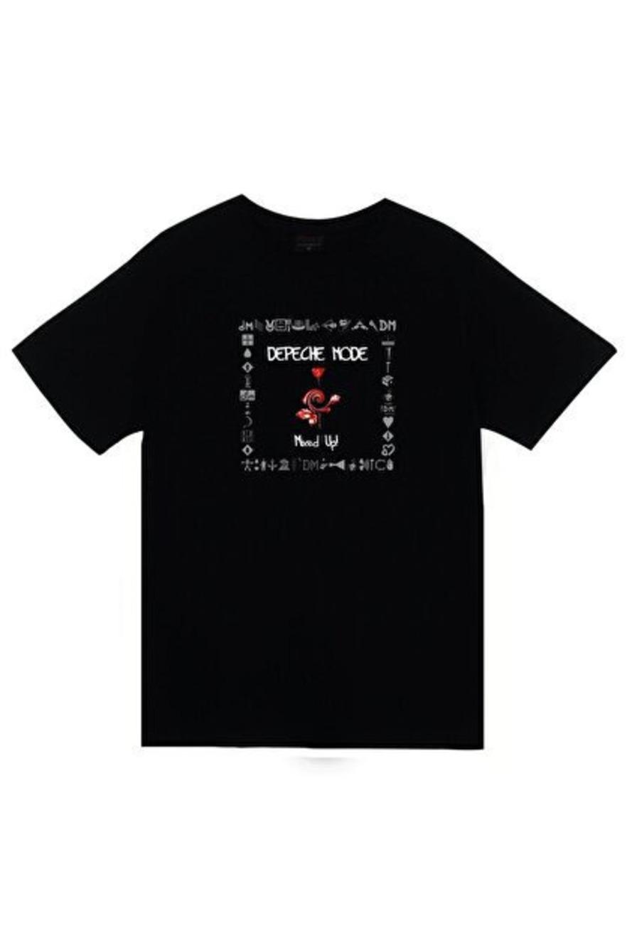Depeche Mode  Unisex 100 Cotton Black T-Shirt
